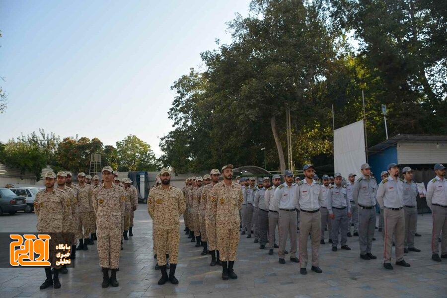 تقدیر از سربازان امریه آتش نشانی کرج