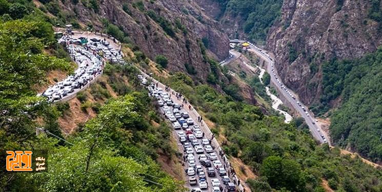 اعمال محدودیت ترافیکی در جاده چالوس و آزادراه تهران-شمال