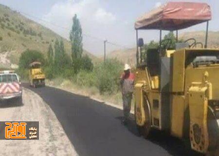 راه‌های روستایی طالقان بهسازی شد