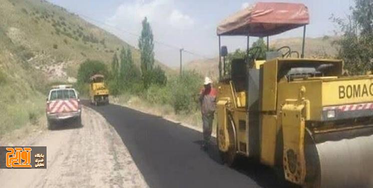 راه‌های روستایی طالقان بهسازی شد