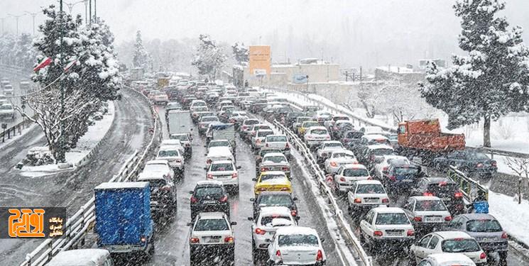 آخرین وضعیت بارندگی در راههای البرز آخرین وضعیت بارندگی در راههای البرز