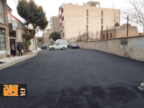 اجرای ۳۸۰۰ مترمربع روکش آسفالت در معابر منطقه ۱ کرج اجرای ۳۸۰۰ مترمربع روکش آسفالت در معابر منطقه ۱ کرج