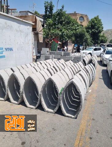 حفر ۱۴ حلقه چاه جذبی در خیابان شهید بهشتی حفر ۱۴ حلقه چاه جذبی در خیابان شهید بهشتی