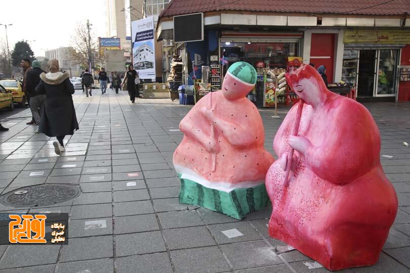 شهر کرج با نصب ۸ اِلمان به استقبال شب یلدا رفت شهر کرج با نصب ۸ اِلمان به استقبال شب یلدا رفت