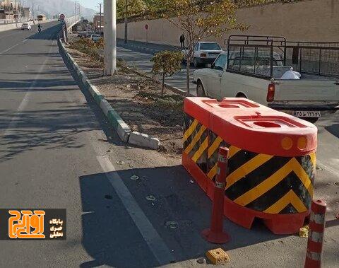 ایمنسازی معابر منطقه ۹ کرج با نصب کاشن تانک ترافیکی ایمنسازی معابر منطقه ۹ کرج با نصب کاشن تانک ترافیکی