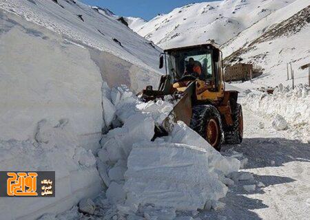 راه ارتباطی ۱۴ روستای محور کرج- چالوس بازگشایی شد