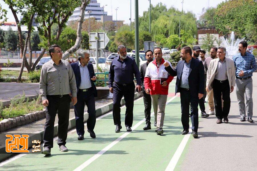 نقاط امن و اسکان اضطراری بررسی شد نقاط امن و اسکان اضطراری بررسی شد