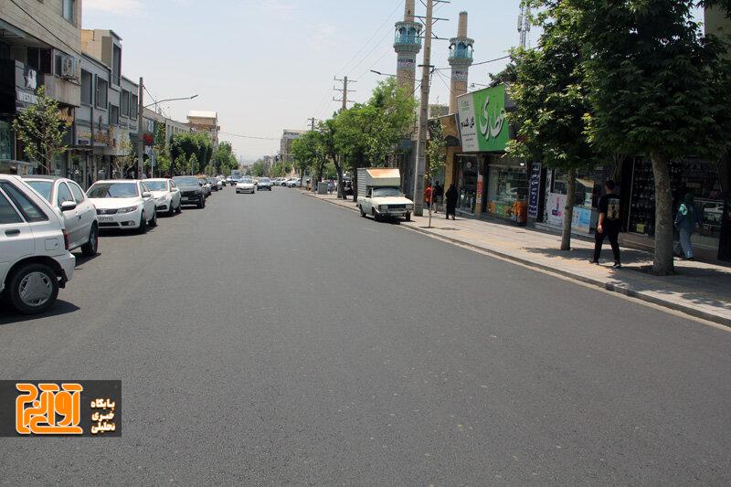 بهسازی معابر شهر کرج تداوم دارد بهسازی معابر شهر کرج تداوم دارد