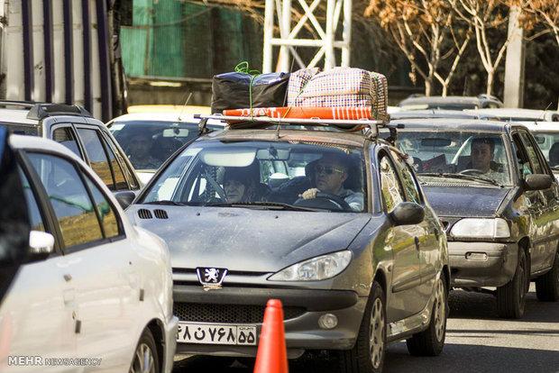 ترافیک نیمه سنگین در آزادراه قزوین – کرج و تهران – شمال