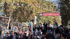 راهپیمایی یوم‌الله ۱۳ آبان در شهرستان کرج