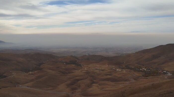 هشتگرد در دود فرو رفت