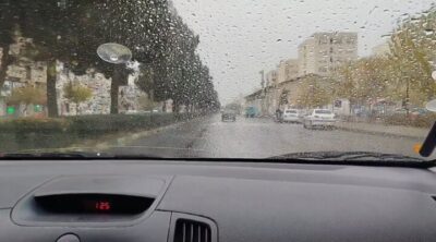 بارش باران پاییزی در فردیس