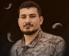 تشییع پیکر مطهر شهید مدافع امنیت «جواد نوجه دهیان» در مشکین‌دشت