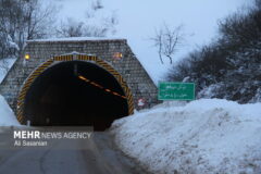 محور کرج – چالوس از ۲۶ بهمن تا ۱۸ اسفند مسدود است