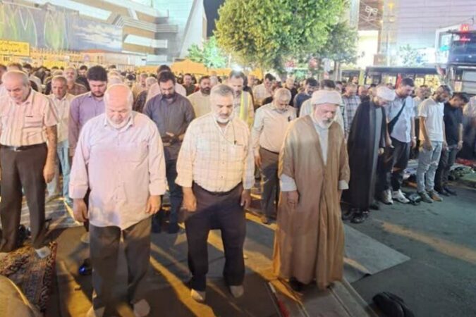برپایی نماز استغاثه در قلب گوهردشت