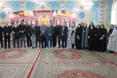 گردهمایی معنوی اهالی رسانه البرز در آستان مقدس امامزاده حسن(ع)