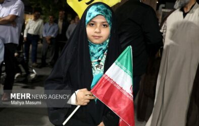 عهد کودکان کرجی با آرمان‌های آقای شهید ایران