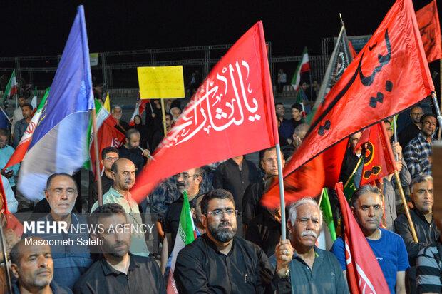 موج یکصدوسی‌وهفتم تجمع مردم کرج در لبیک به رهبر انقلاب