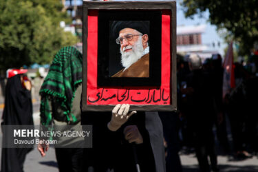 شام غریبان آقای شهید ایران از سوگ تا خونخواهی در کرج برگزار شد