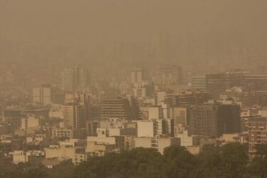 افزایش باد و گردوخاک در البرز