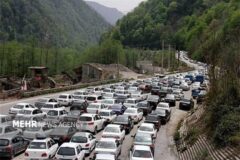 جاده چالوس یک طرفه شد؛ تردد از مرزن آباد به سمت کرج و تهران ممنوع