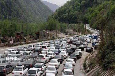 جاده چالوس یک طرفه شد؛ تردد از مرزن آباد به سمت کرج و تهران ممنوع